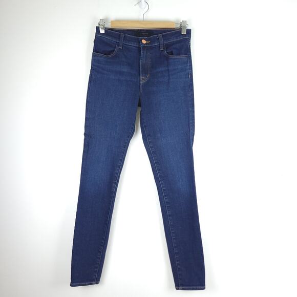 J Brand Maria High Rise Skinny Jeans Ankle Length Everlast Blue Size 28 - Picture 1 of 10